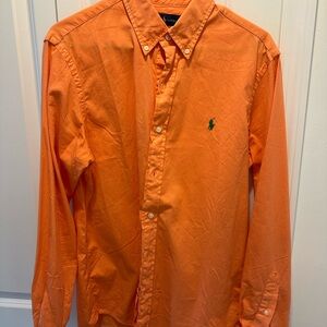 Polo Ralph Lauren Bright Orange Button-Down Shirt